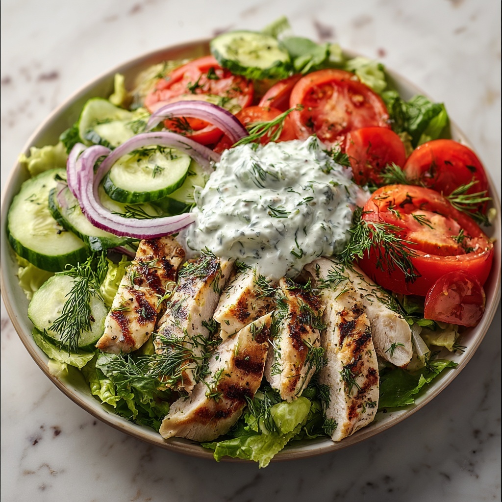 Tzatziki Chicken Salad Recipe - Recipe Image
