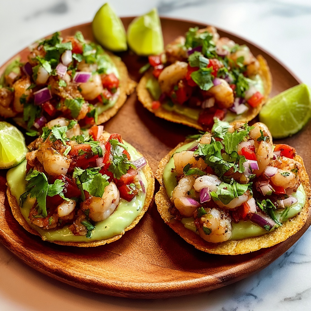 Citrus Shrimp Ceviche Tostadas Recipe - Recipe Image