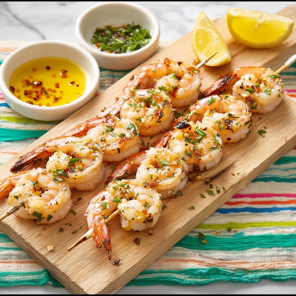 Grilled Garlic Butter Shrimp Recipe - Recipe Image