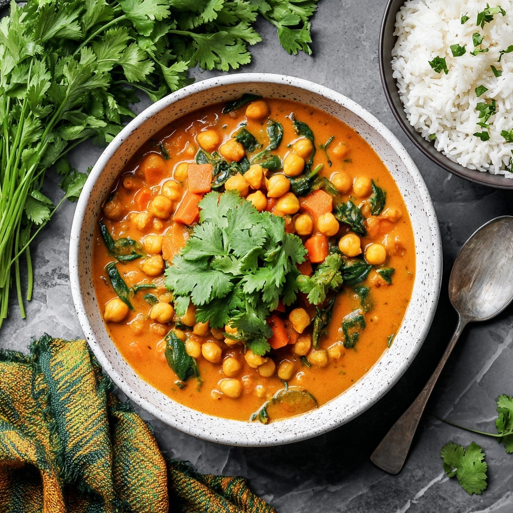 Chickpea and Vegetable Curry Recipe - Recipe Image