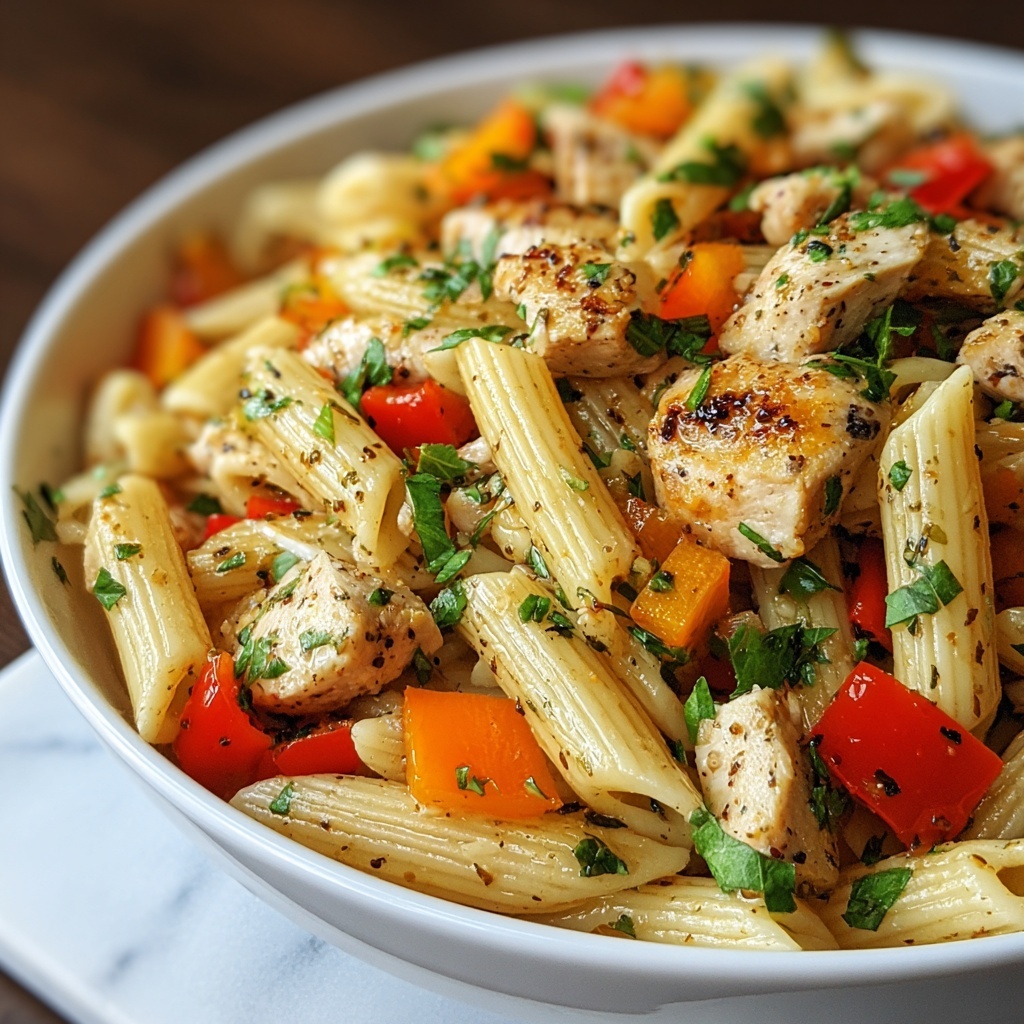 Protein-Packed Chicken Pasta Salad Recipe - Recipe Image