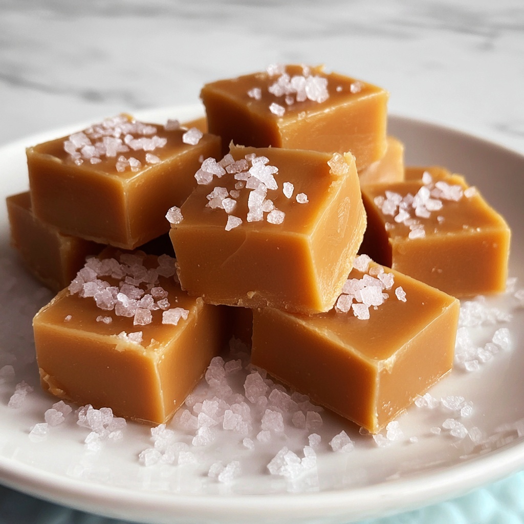 Salted Caramel Fudge Recipe - Recipe Image