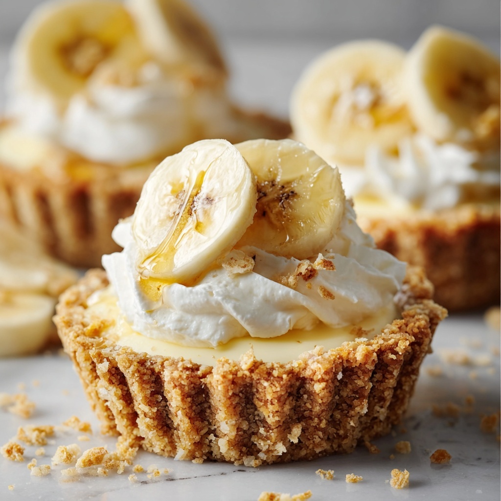 No-Bake Mini Banana Cream Pies Recipe - Recipe Image