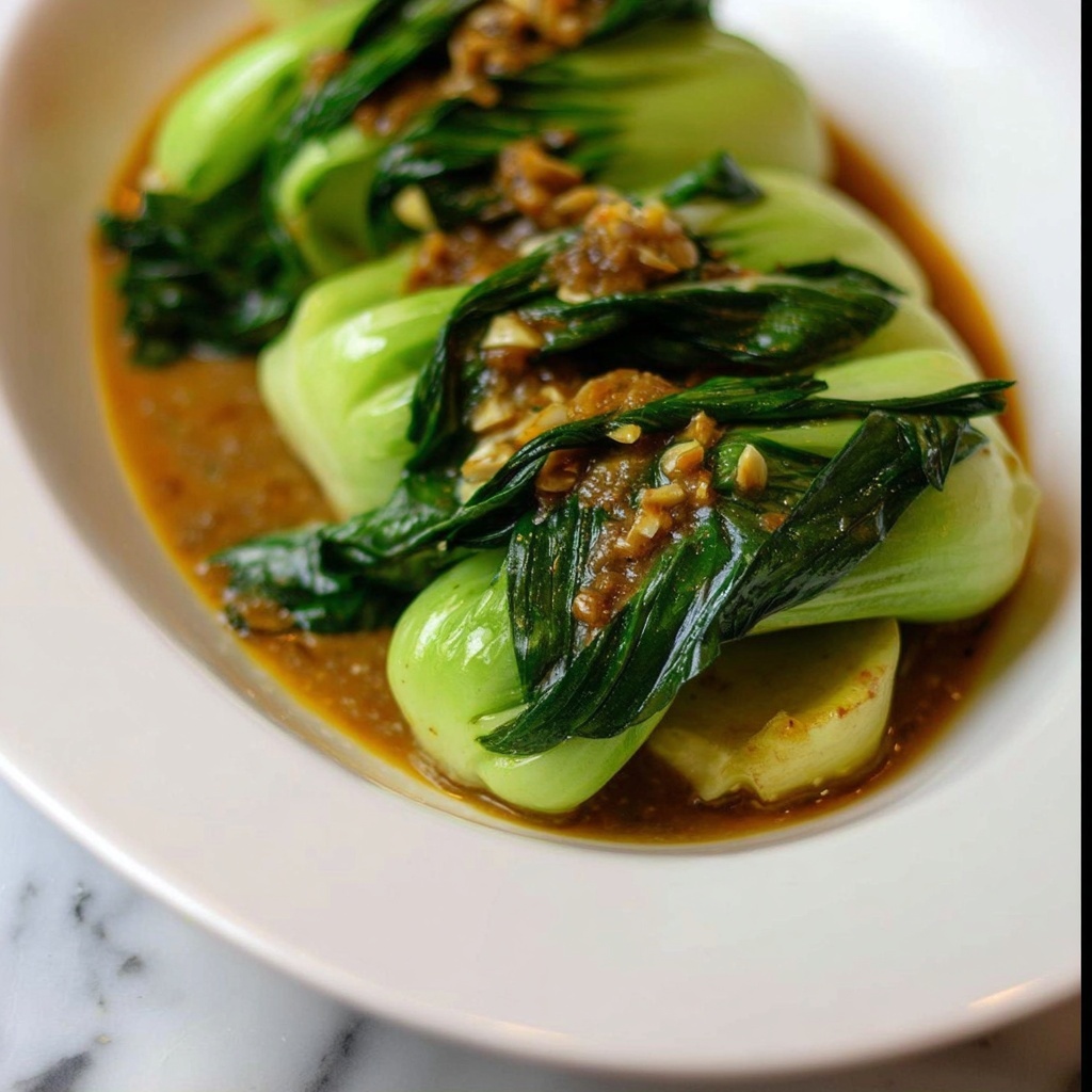 Bok Choy with Garlic and Oyster Sauce Recipe - Recipe Image