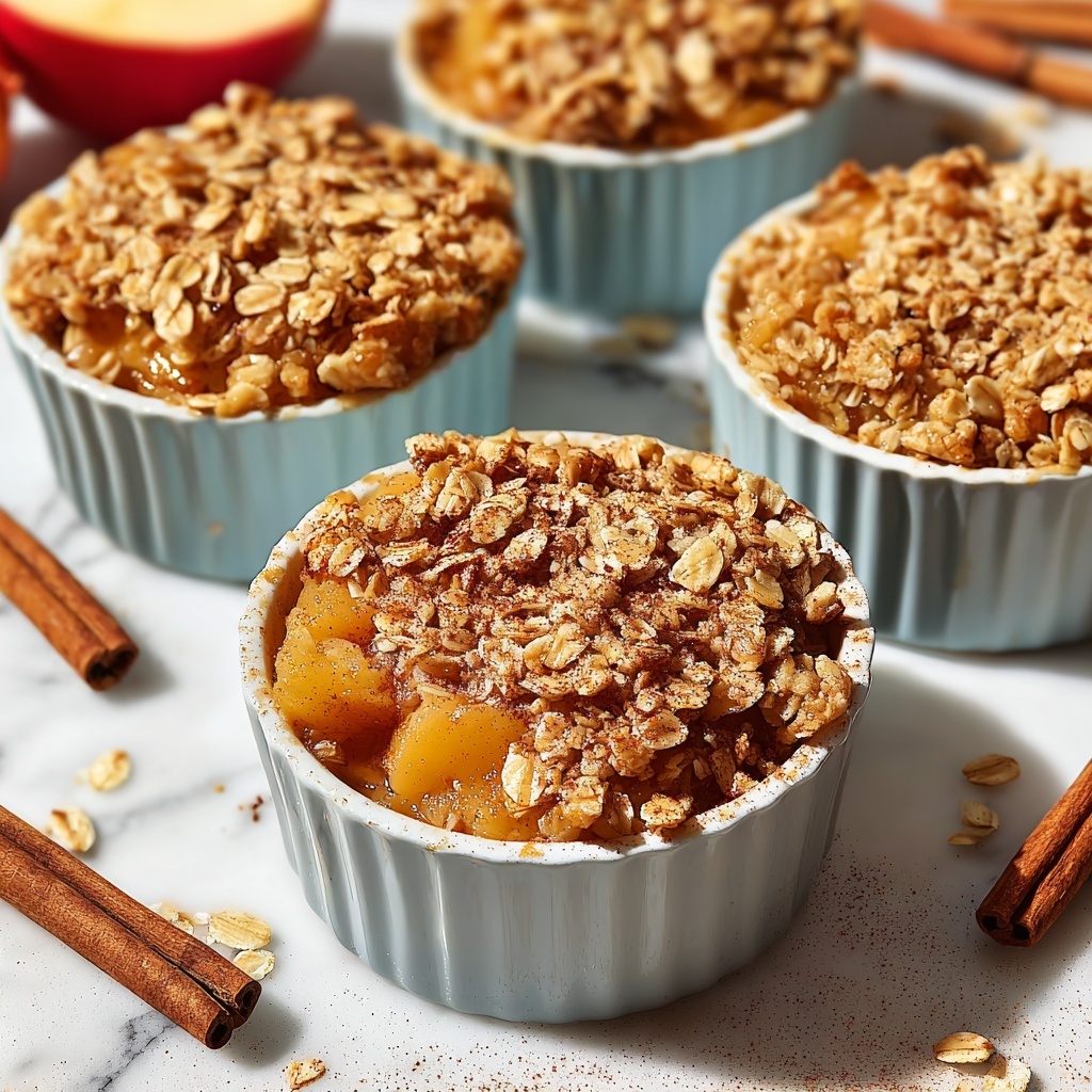 Baked Apple Cinnamon Oatmeal Cups Recipe - Recipe Image