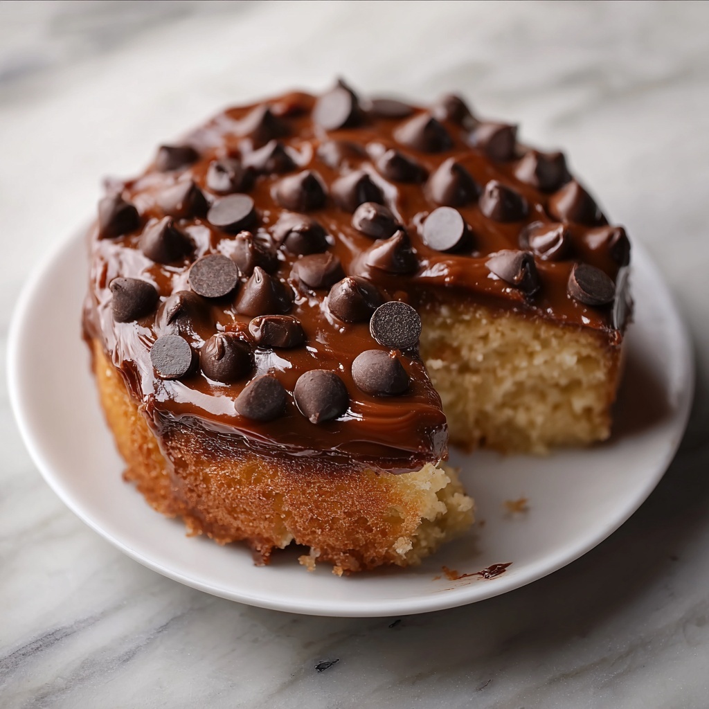 Chocolate Caramel Dump Cake Recipe - Recipe Image