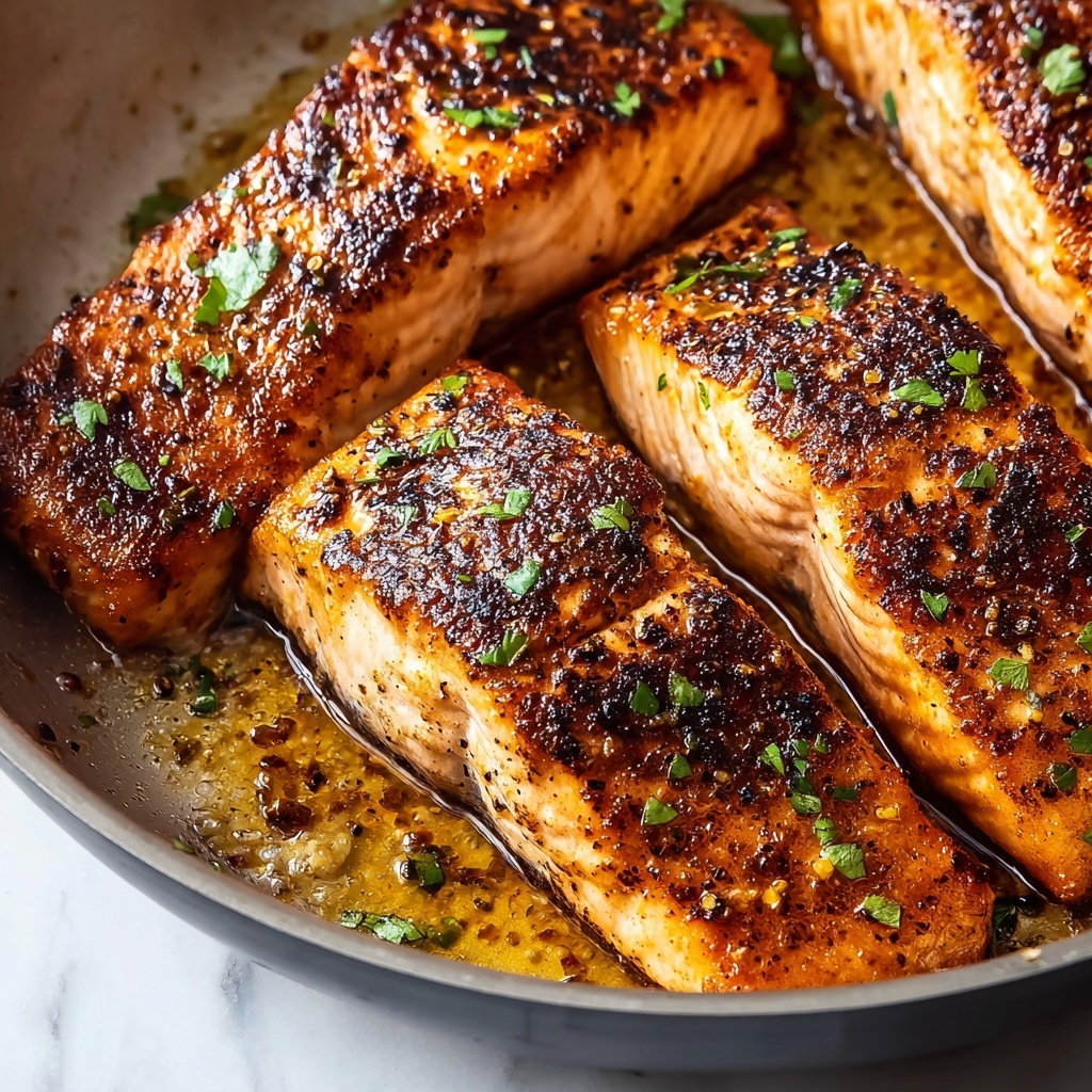 Sweet & Spicy Cajun Honey Butter Salmon Delight - Recipe Image