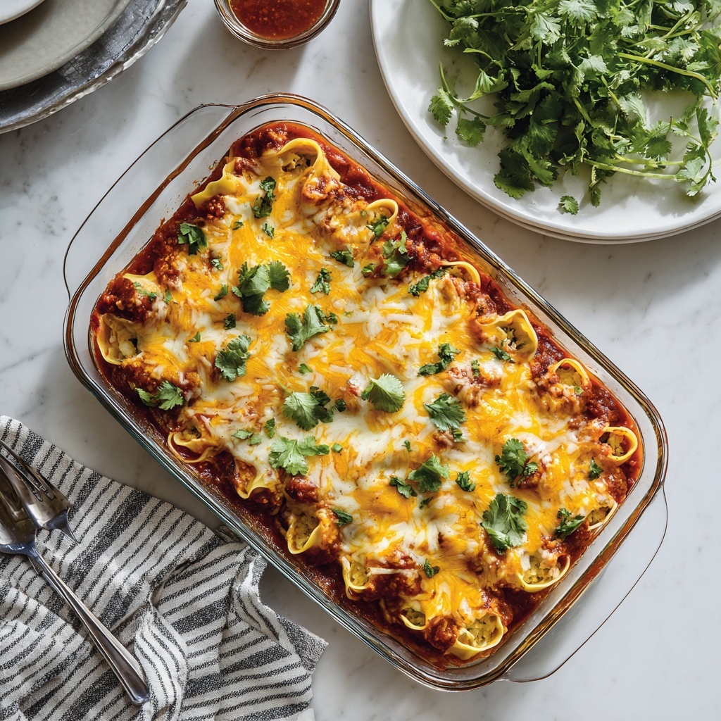 Beef Enchilada Casserole - Recipe Image