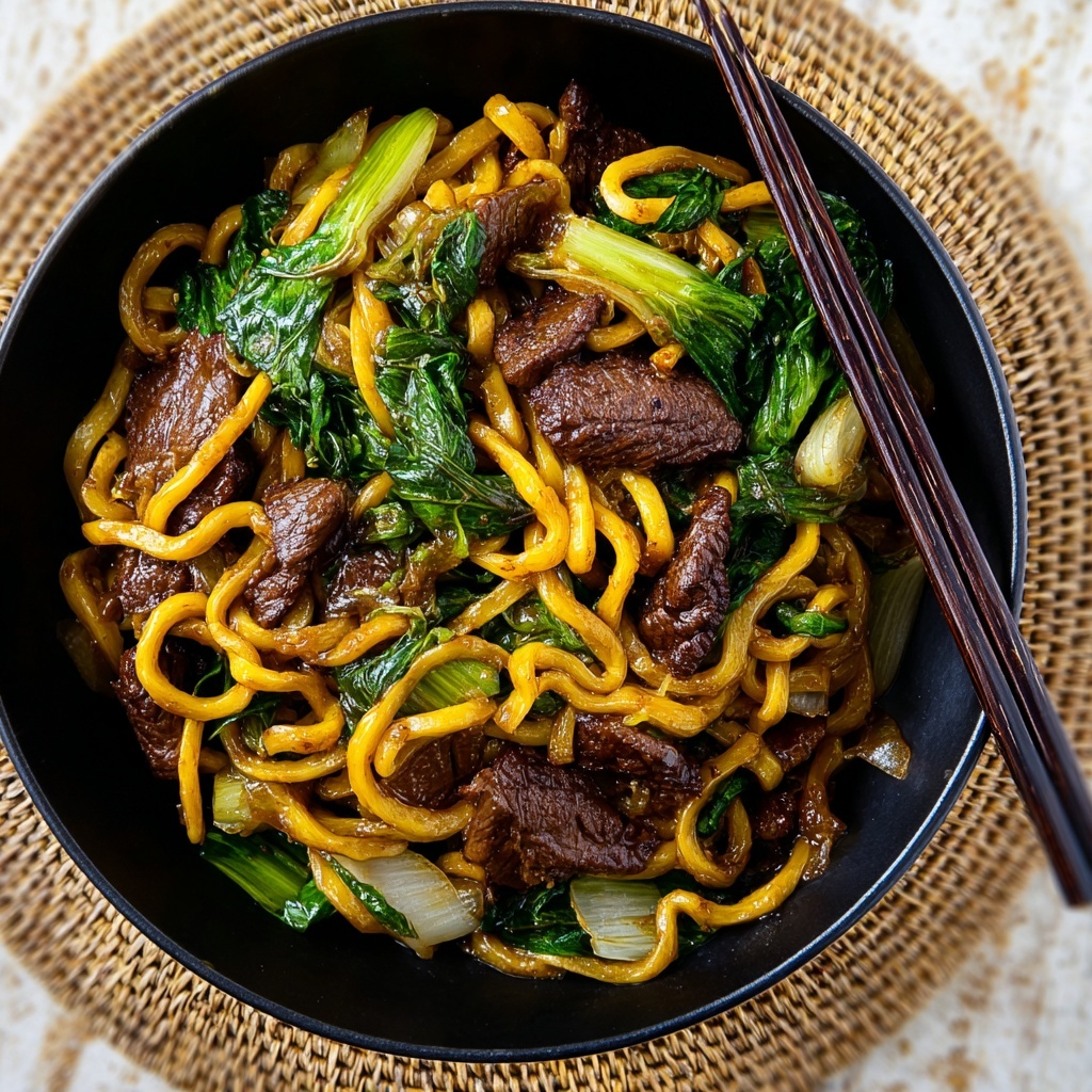 Black Pepper Beef Noodles Recipe - Recipe Image