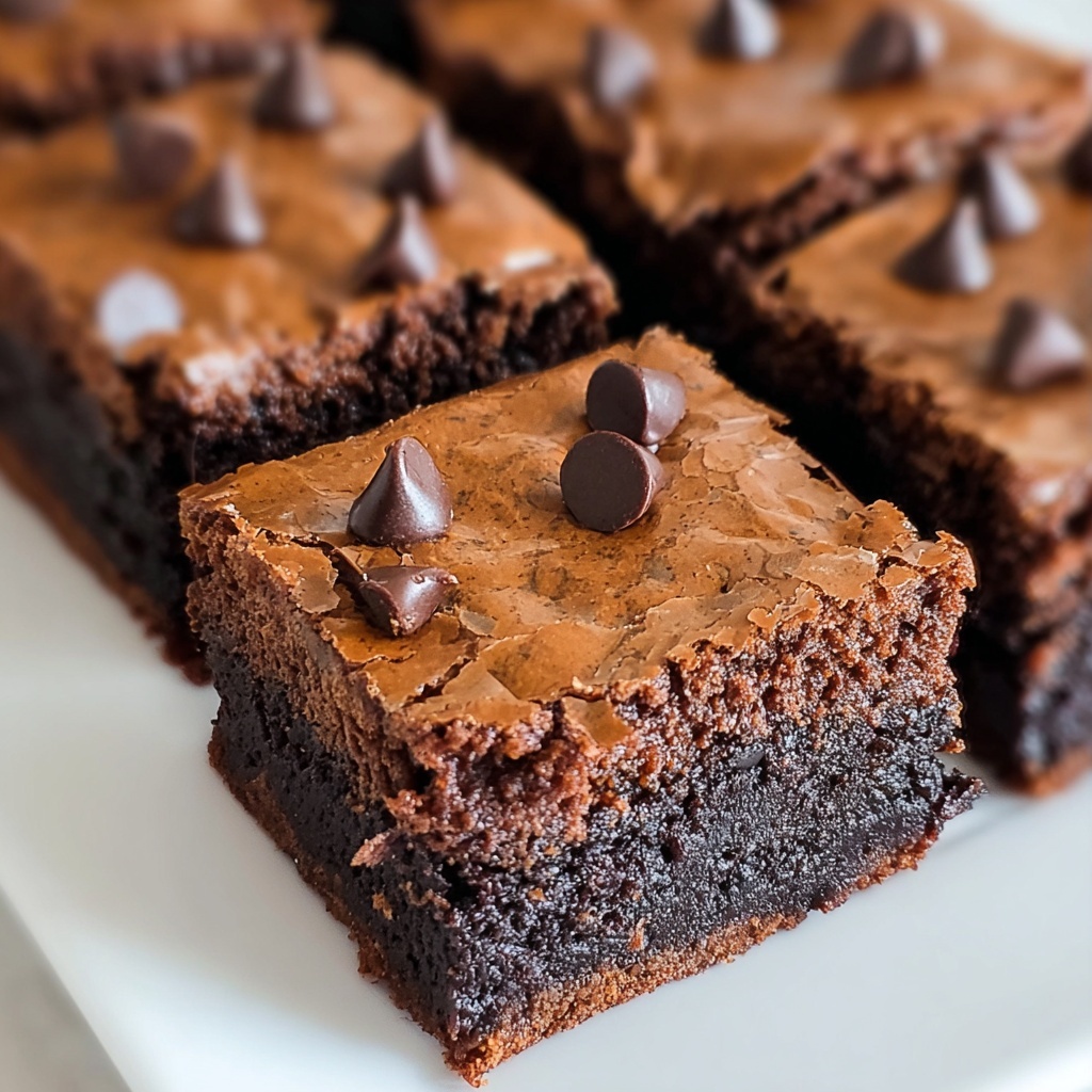 Cottage Cheese Protein Brownies Recipe - Recipe Image