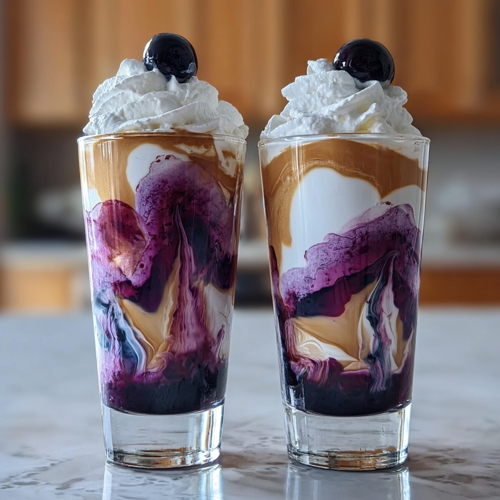 Blueberry Muffin Dirty Soda Recipe - Recipe Image