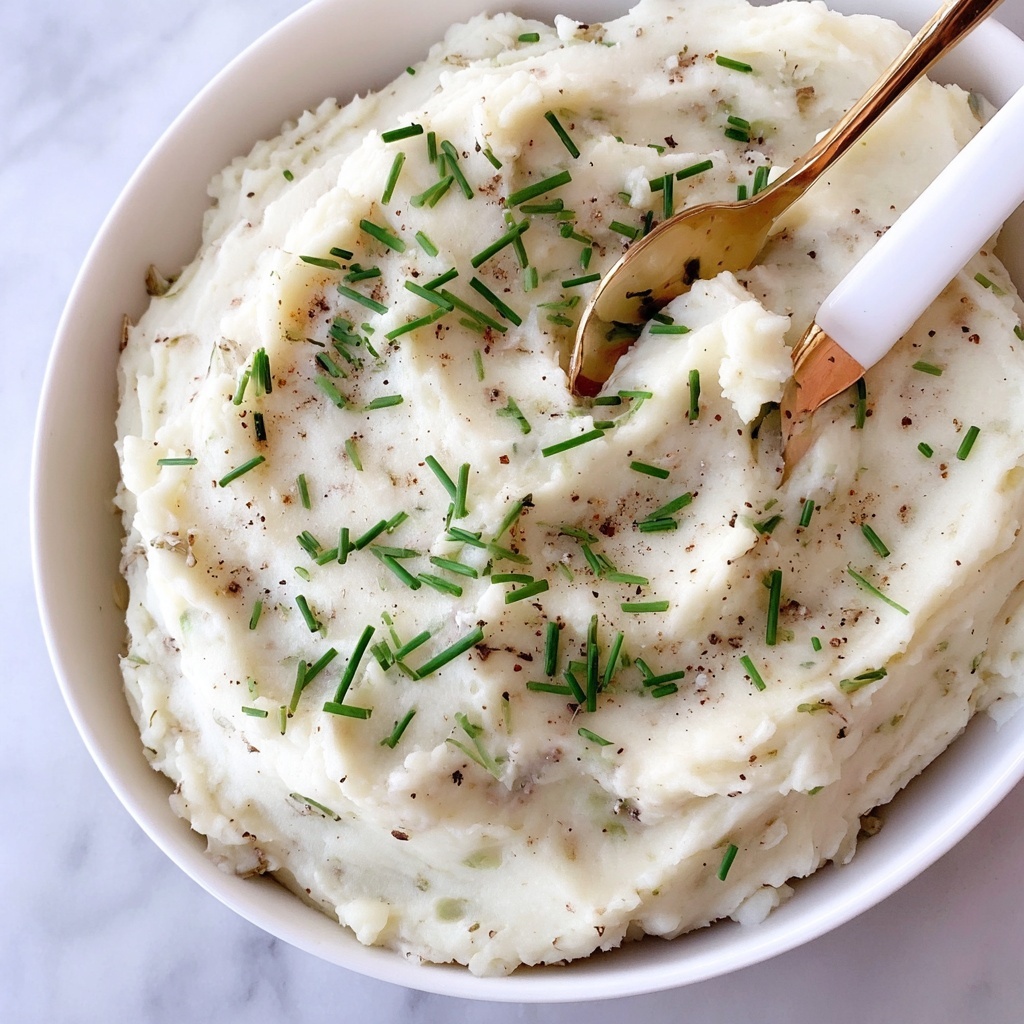 Creamy Boursin Mashed Potatoes Recipe - Recipe Image