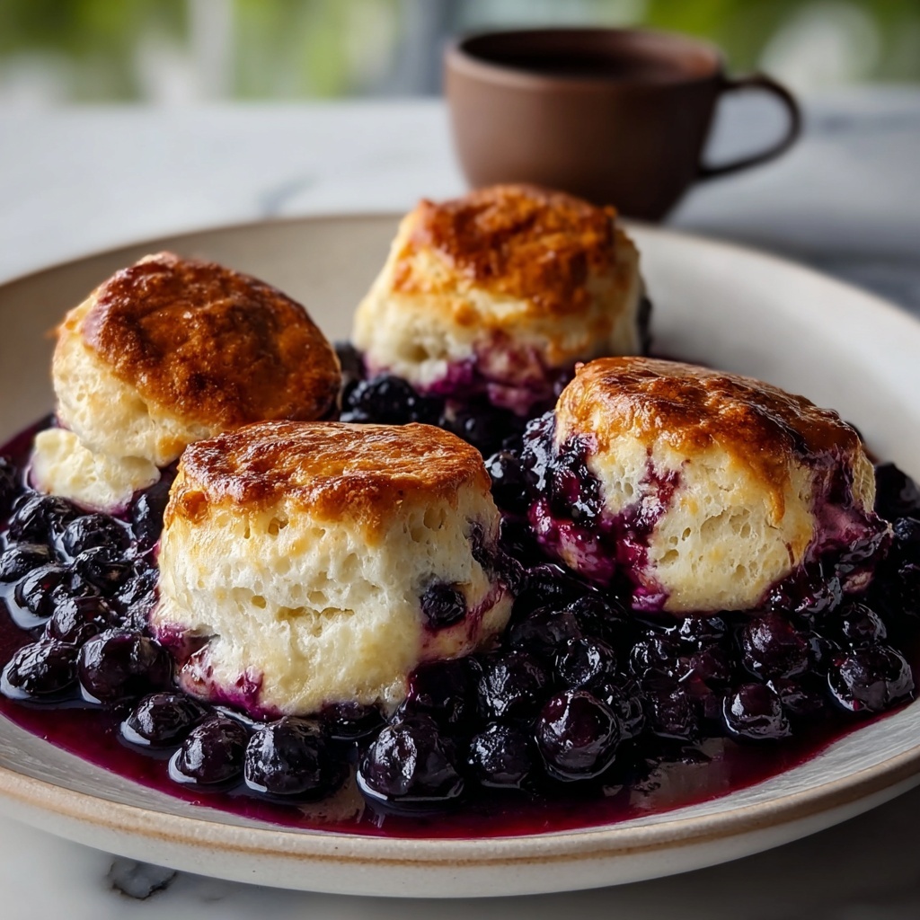 Delicious Blueberry Butter Swim Biscuits Recipe - Recipe Image