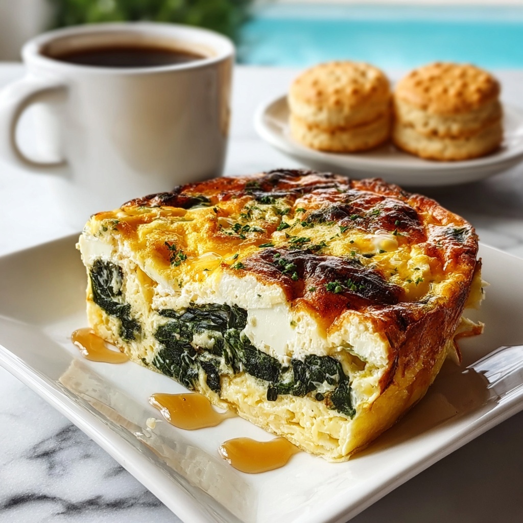 Easy Spinach and Cottage Cheese Breakfast Casserole Recipe - Recipe Image