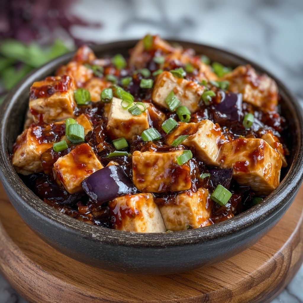 Mouthwatering Eggplant Mapo Tofu to Spice Up Dinner Time Recipe - Recipe Image