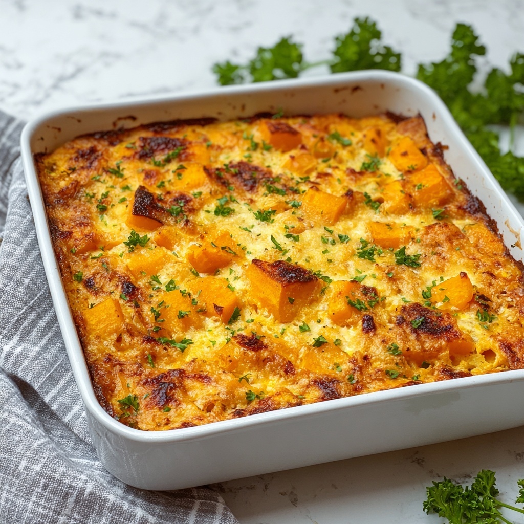 Easy Butternut Squash Casserole Recipe - Recipe Image