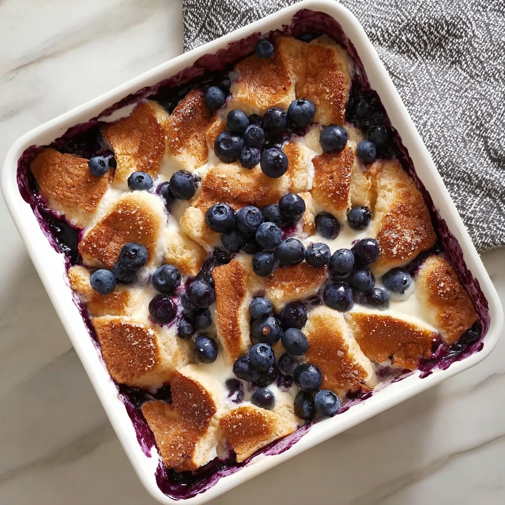 Overnight Blueberry French Toast Casserole Recipe - Recipe Image