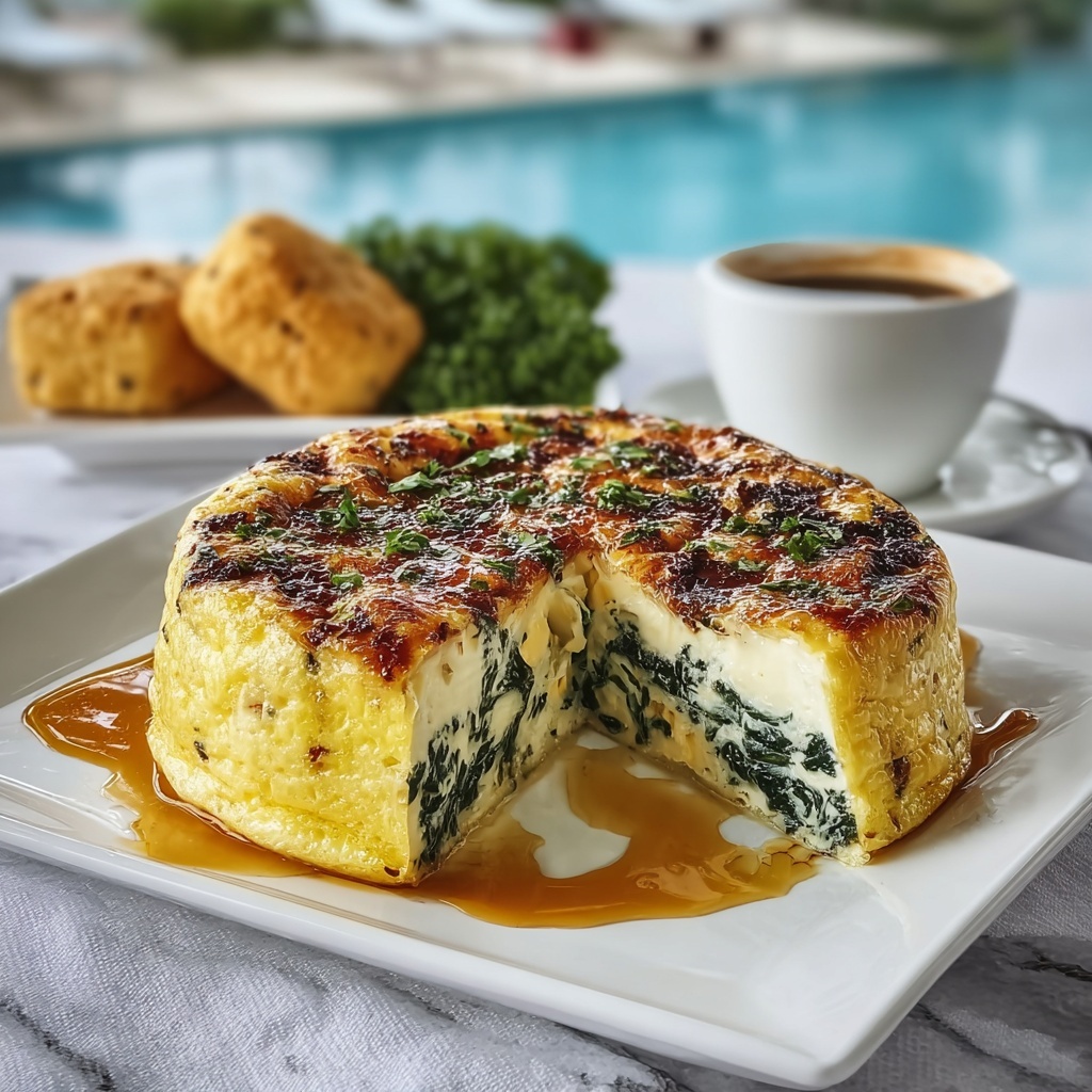 Easy Spinach and Cottage Cheese Breakfast Casserole Recipe - Recipe Image