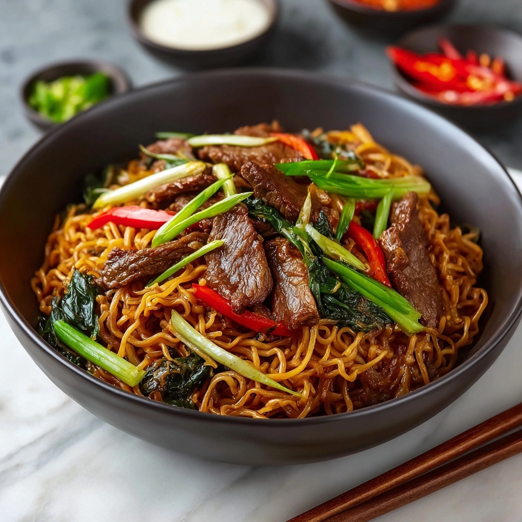 Delicious Beef Yakisoba Recipe: Quick, Customizable Delight Recipe - Recipe Image