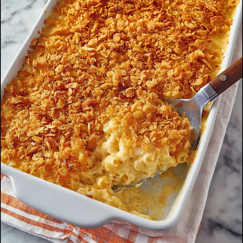 Baked Mac and Cheese with Cheez-It Crust Recipe - Recipe Image
