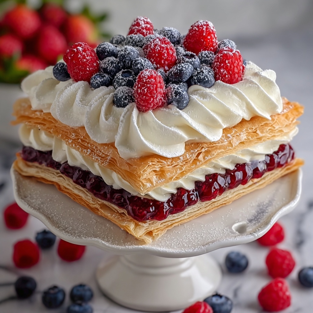 Berry Cream Pastry Cake: A Showstopper for Every Occasion Recipe - Recipe Image