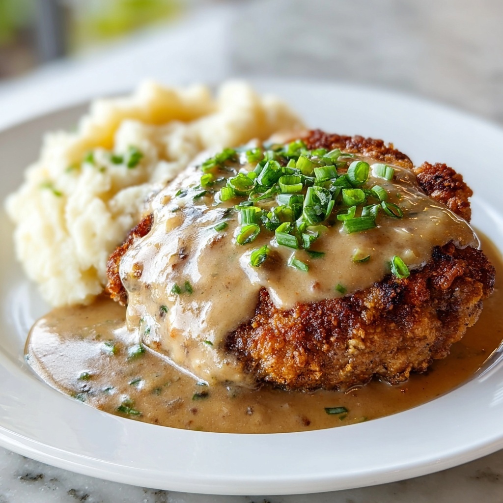 Chicken Fried Steak with Creamy Gravy Recipe - Recipe Image