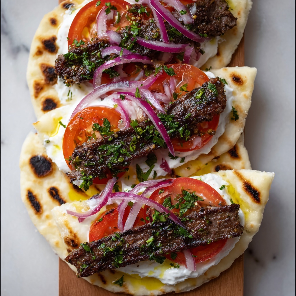 Juicy Oven-Baked Kebabs with Sumac Onions and Garlic Yoghurt Recipe - Recipe Image