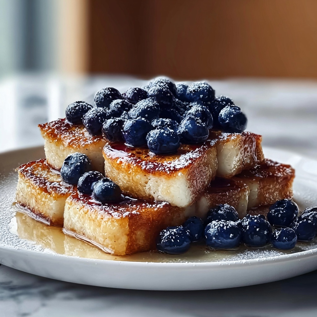 Blueberry Sourdough French Toast Bake for Weekend Brunch Bliss Recipe - Recipe Image