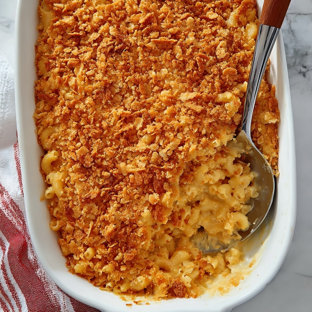 Baked Mac and Cheese with Cheez-It Crust Recipe - Recipe Image