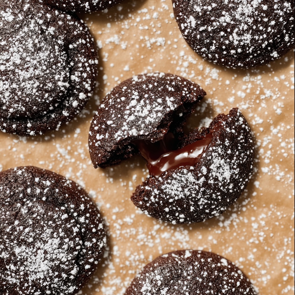 Chocolate Lava Cookies Recipe - Recipe Image