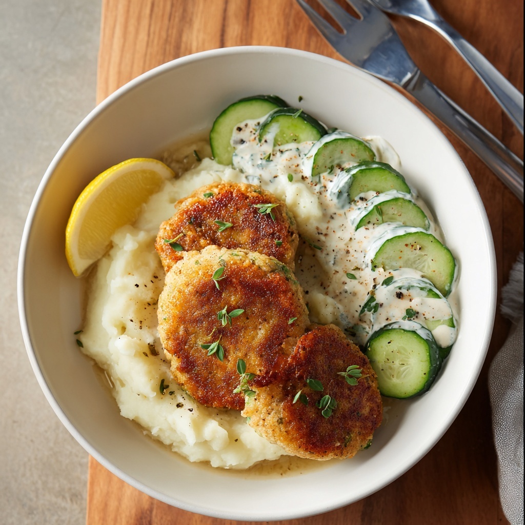 Baked Chicken Rissoles Recipe - Recipe Image