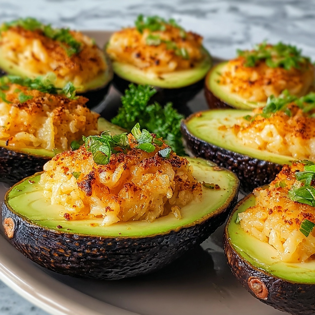 Crab Stuffed Avocados Recipe - Recipe Image