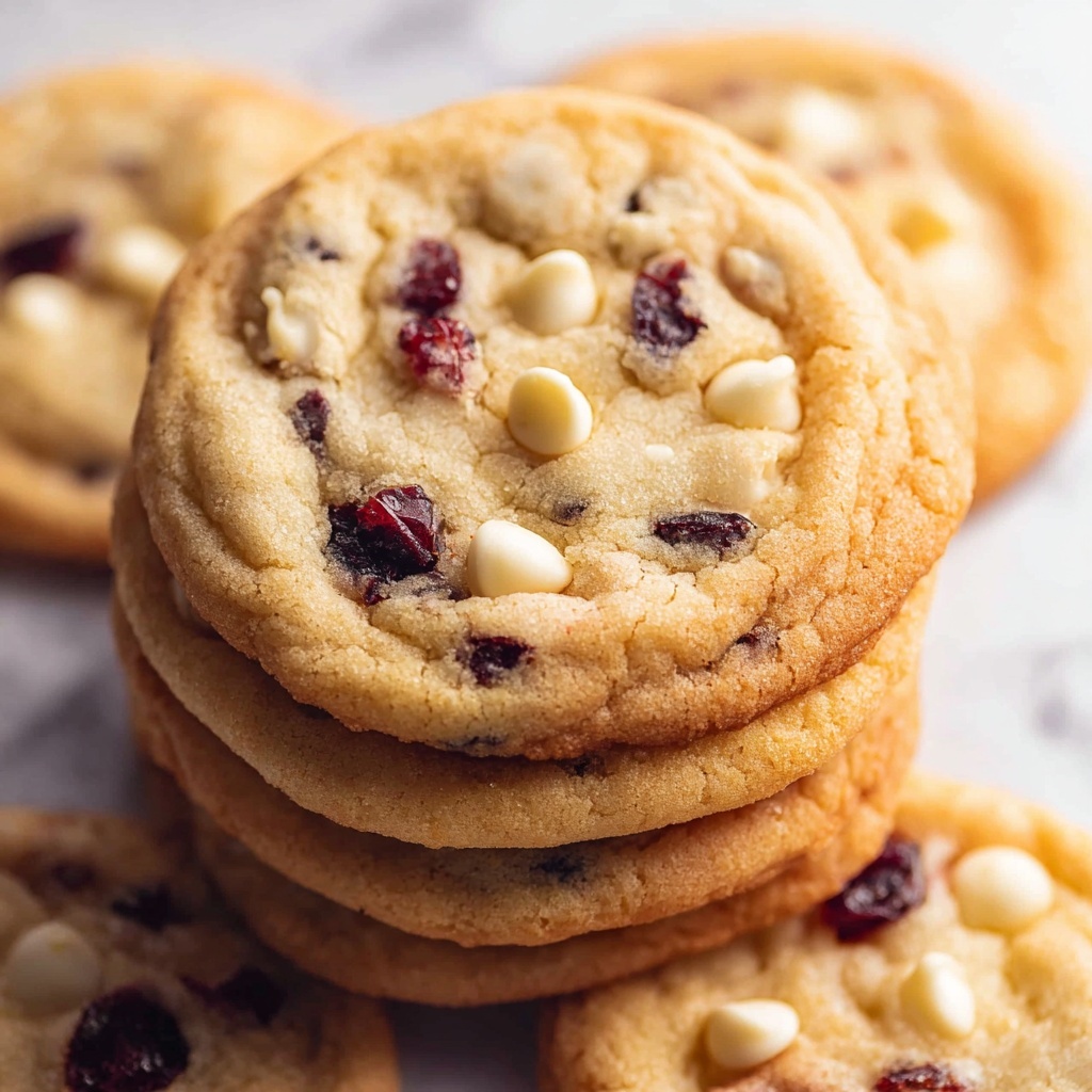 White Chocolate Cranberry Cookies Recipe - Recipe Image