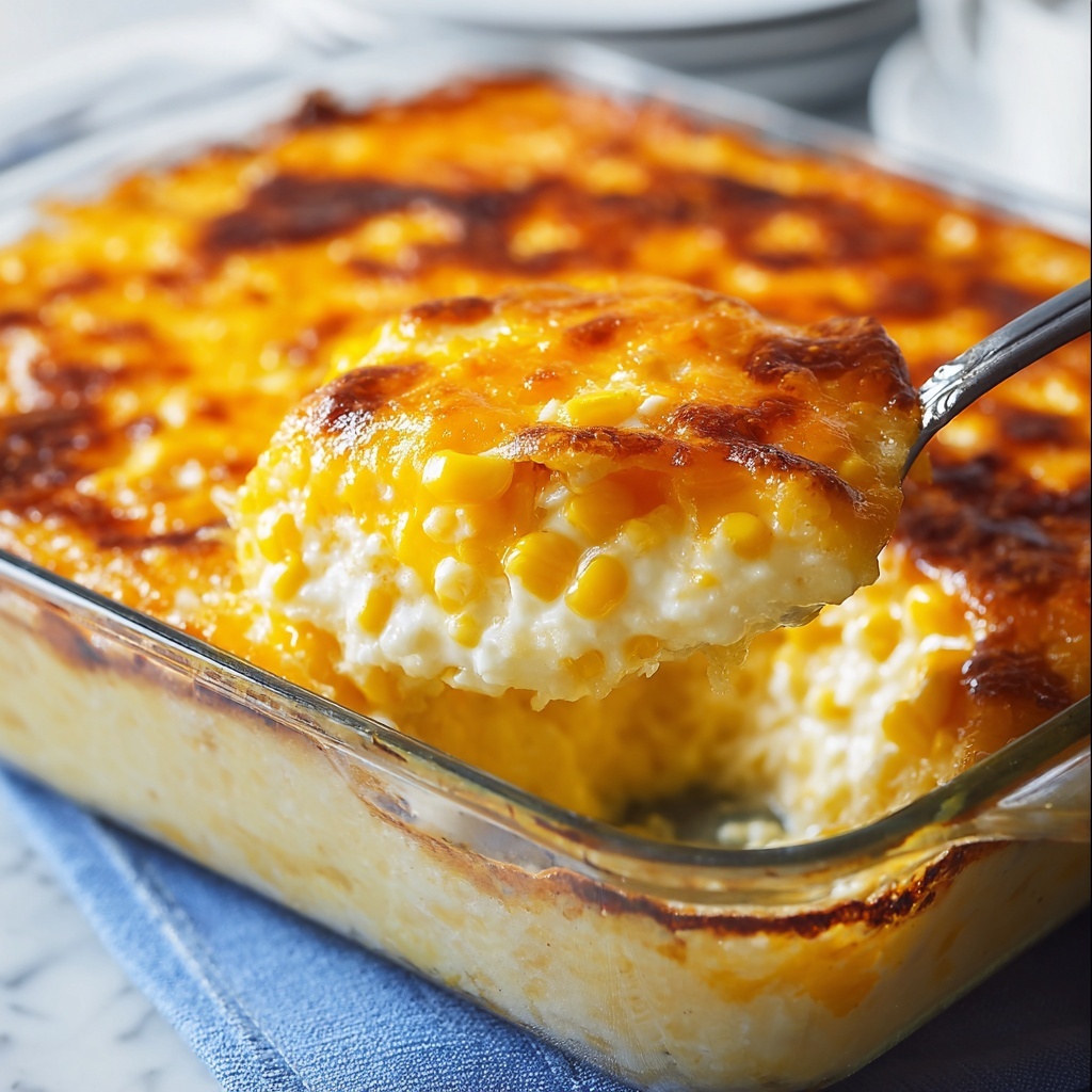Cream Cheese Corn Casserole Recipe - Recipe Image