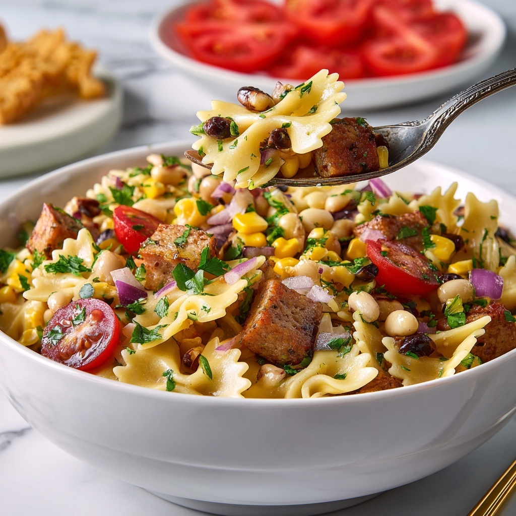 Cowboy Pasta Salad Recipe - Recipe Image