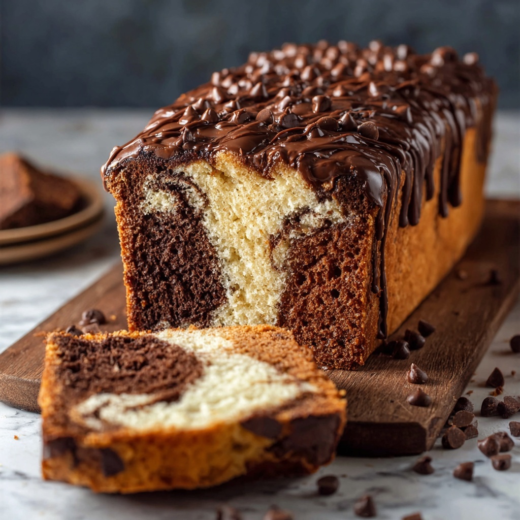 Double Chocolate Ricotta Marble Cake Recipe - Recipe Image