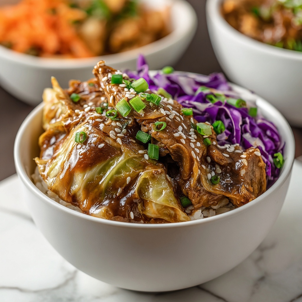 Chicken Egg Roll Bowls Recipe - Recipe Image