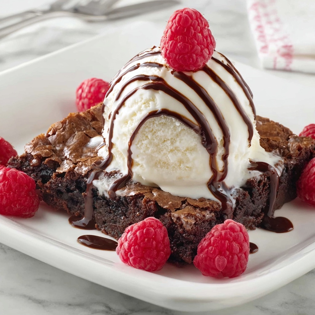 Hot Fudge Pie Recipe - Recipe Image
