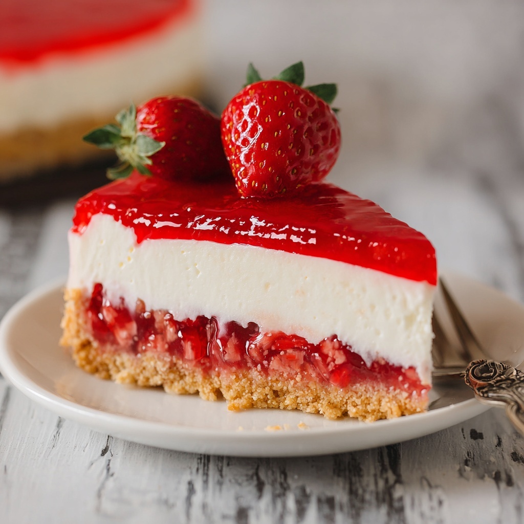 Creamy Strawberry Cheesecake Recipe - Recipe Image