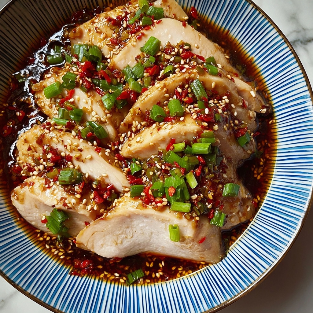Spicy Sichuan Poached Chicken Recipe - Recipe Image