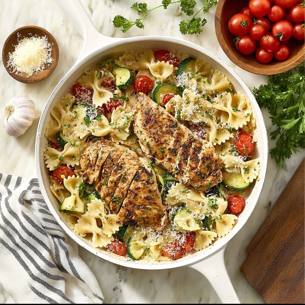 Chicken Pasta Primavera Recipe - Recipe Image