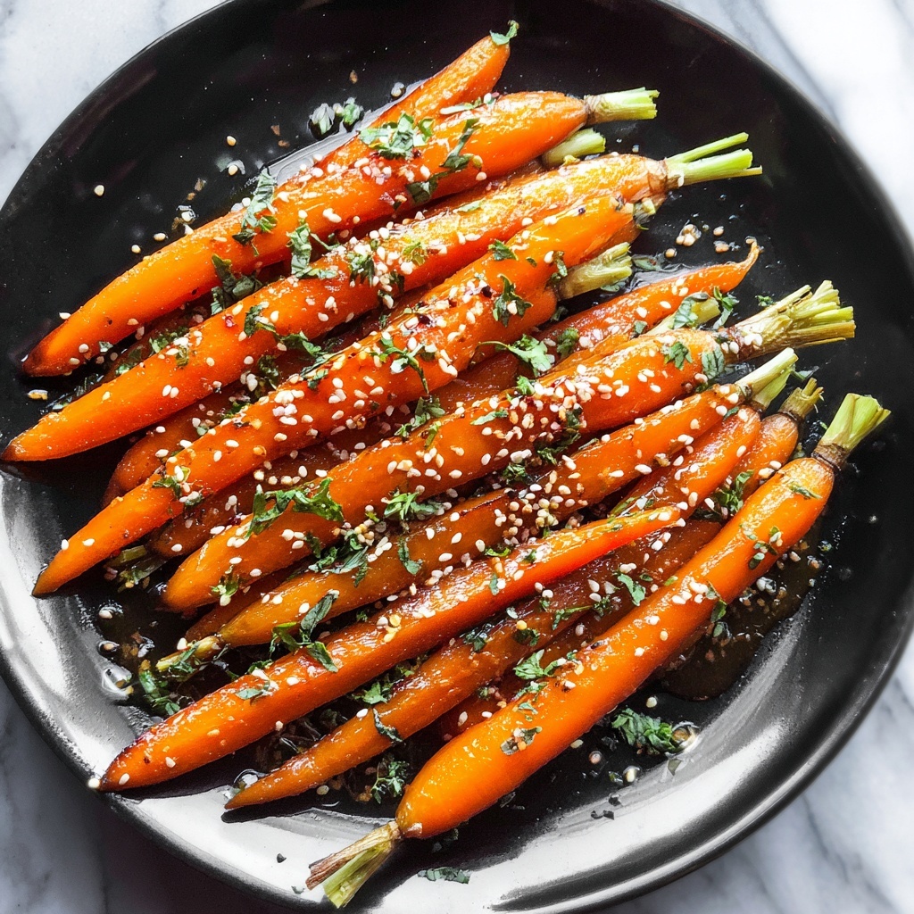 Honey Glazed Carrots with Sesame Seeds Recipe - Recipe Image