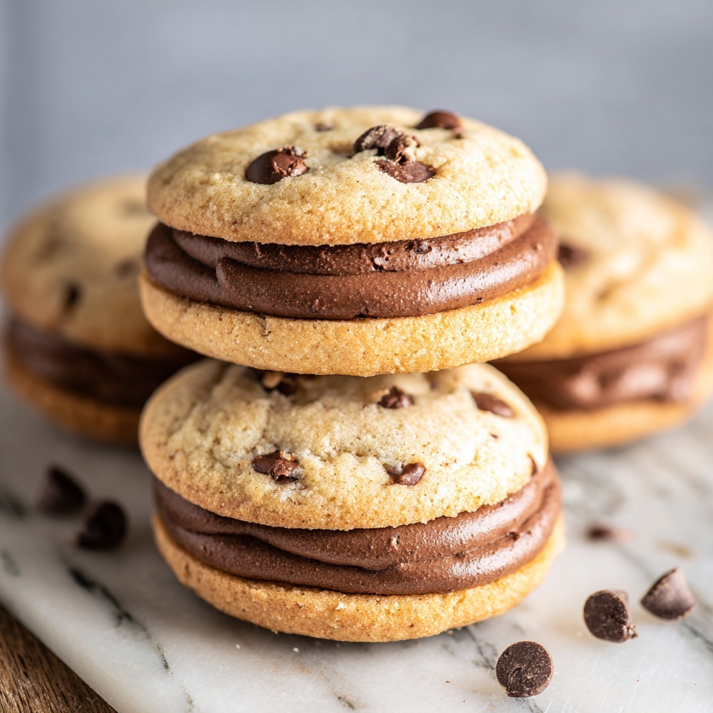 Chocolate Chip Cookie Sandwich Recipe - Recipe Image