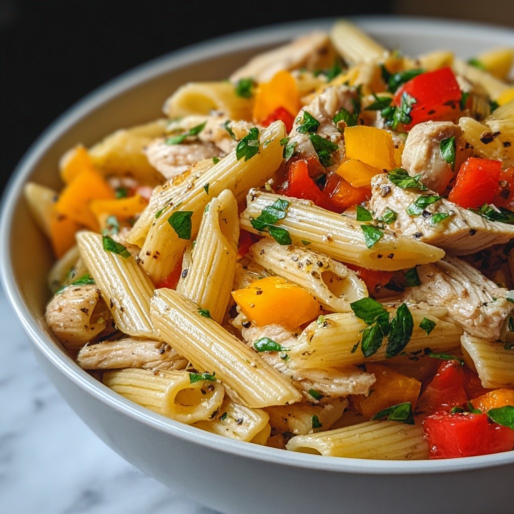 Protein-Packed Chicken Pasta Salad Recipe - Recipe Image
