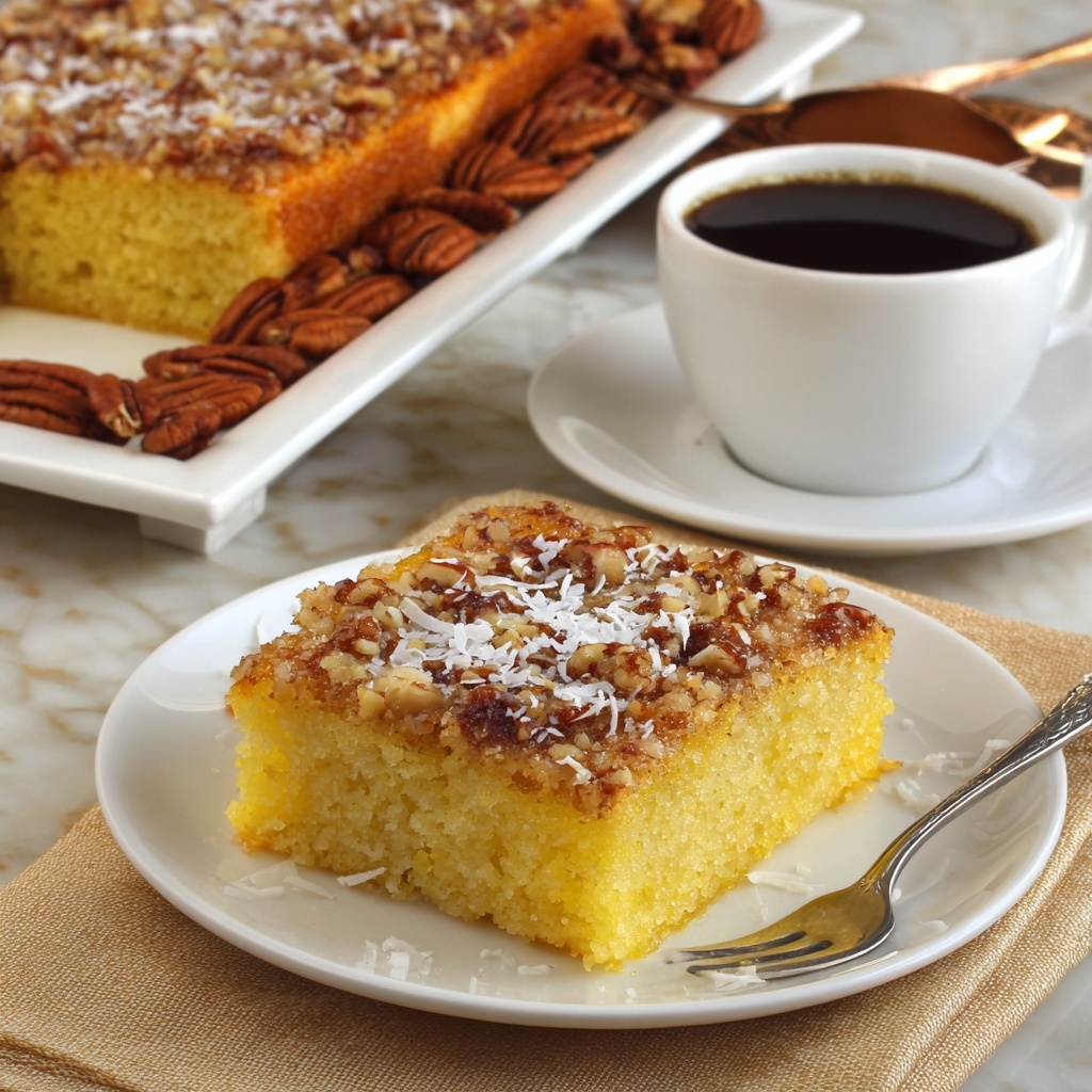 Upside-Down Georgia Pecan Cake Recipe - Recipe Image