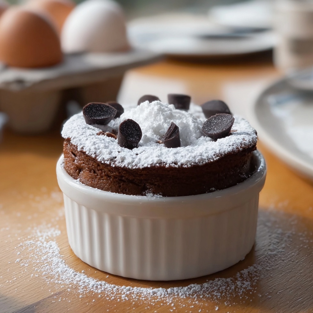 Decadent Chocolate Soufflé: A Heavenly Dessert Recipe - Recipe Image