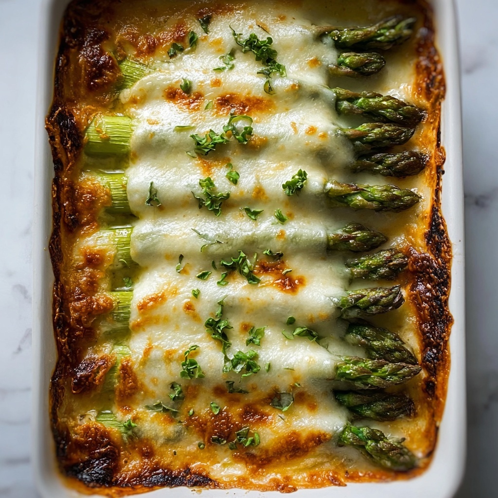 Cheesy Asparagus Casserole Recipe - Recipe Image