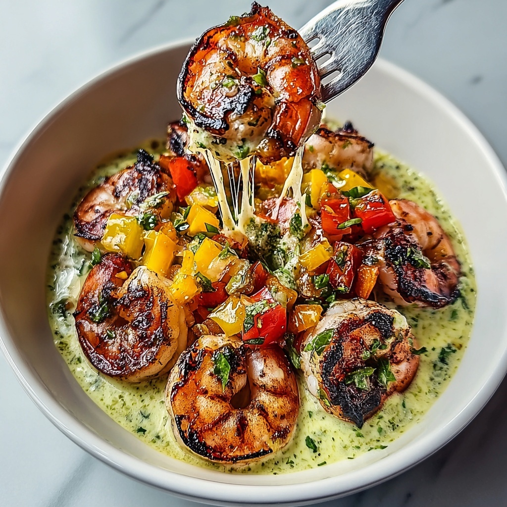 Grilled Shrimp & Avocado Salad Recipe - Recipe Image