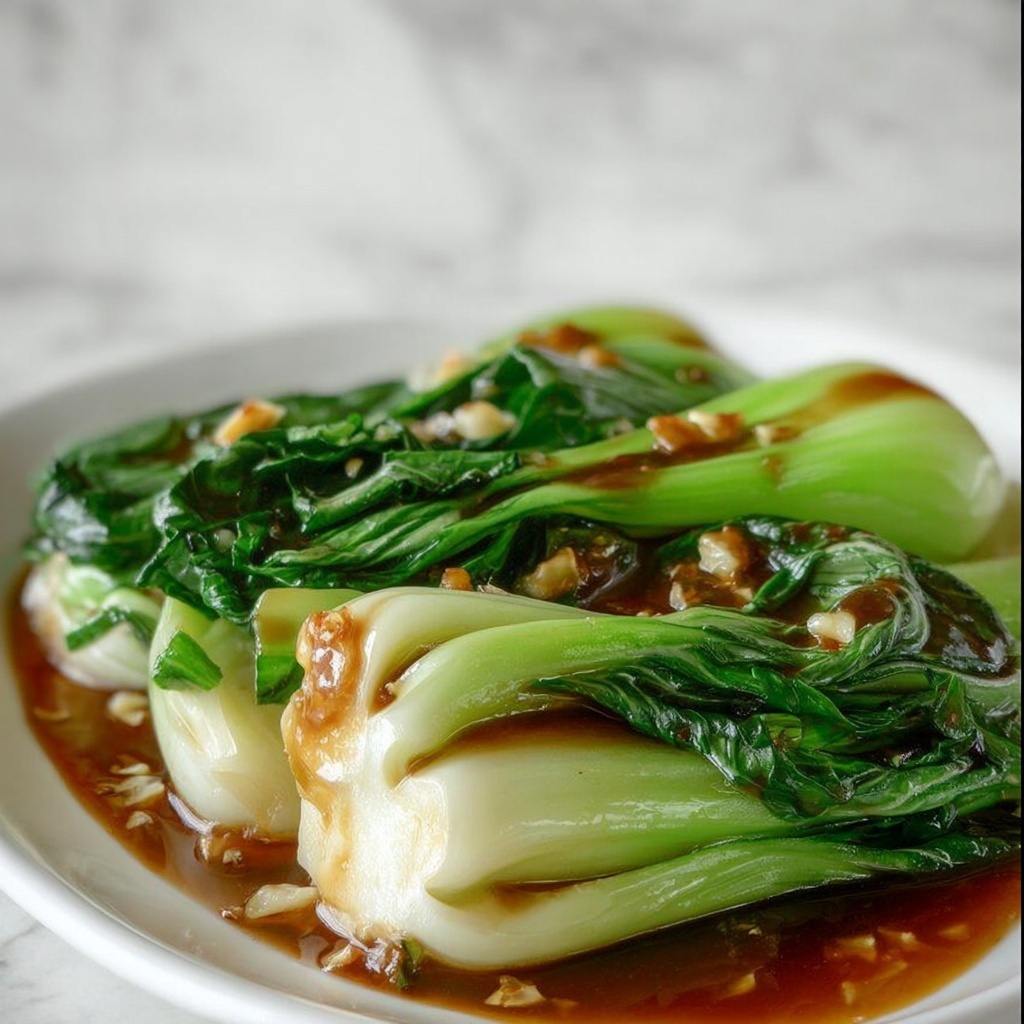 Bok Choy with Garlic and Oyster Sauce Recipe - Recipe Image