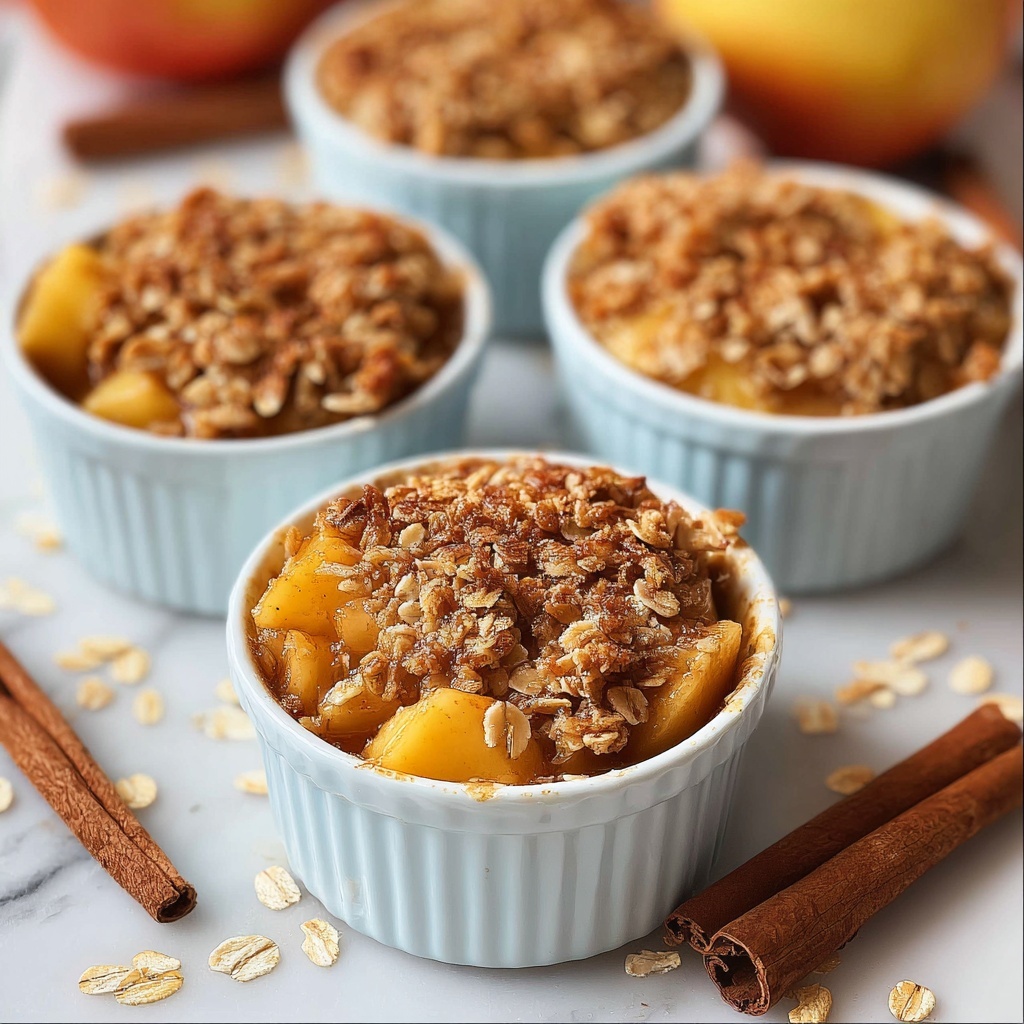 Baked Apple Cinnamon Oatmeal Cups Recipe - Recipe Image